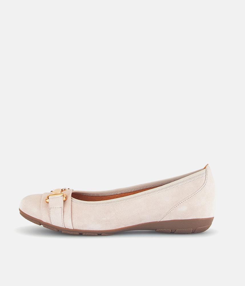 Gabor Stylish Antique Rose Suede Ballet Flats