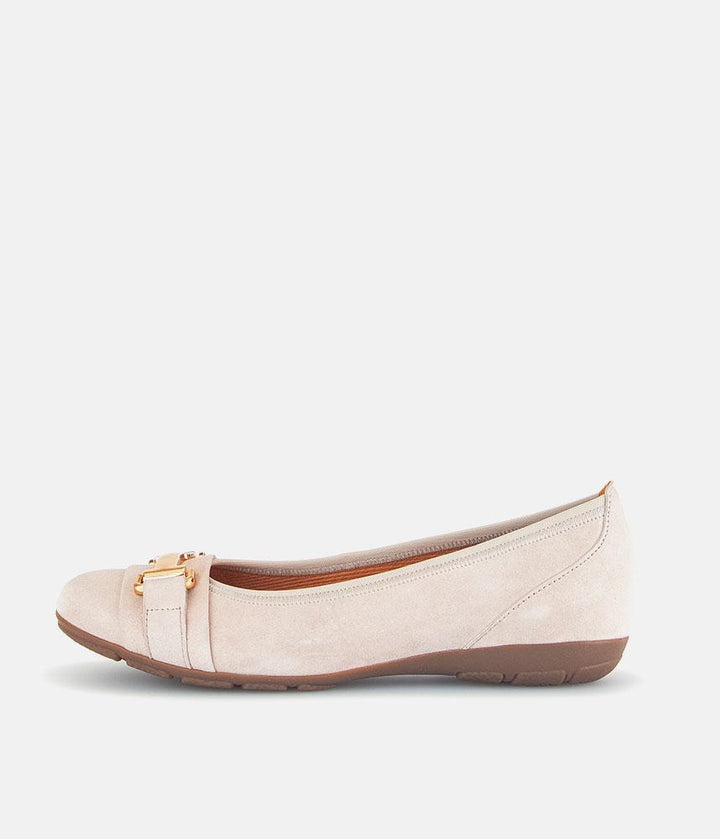Gabor Stylish Antique Rose Suede Ballet Flats