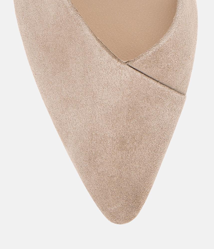Hogl Premium Taupe Sweetheart Block Heels