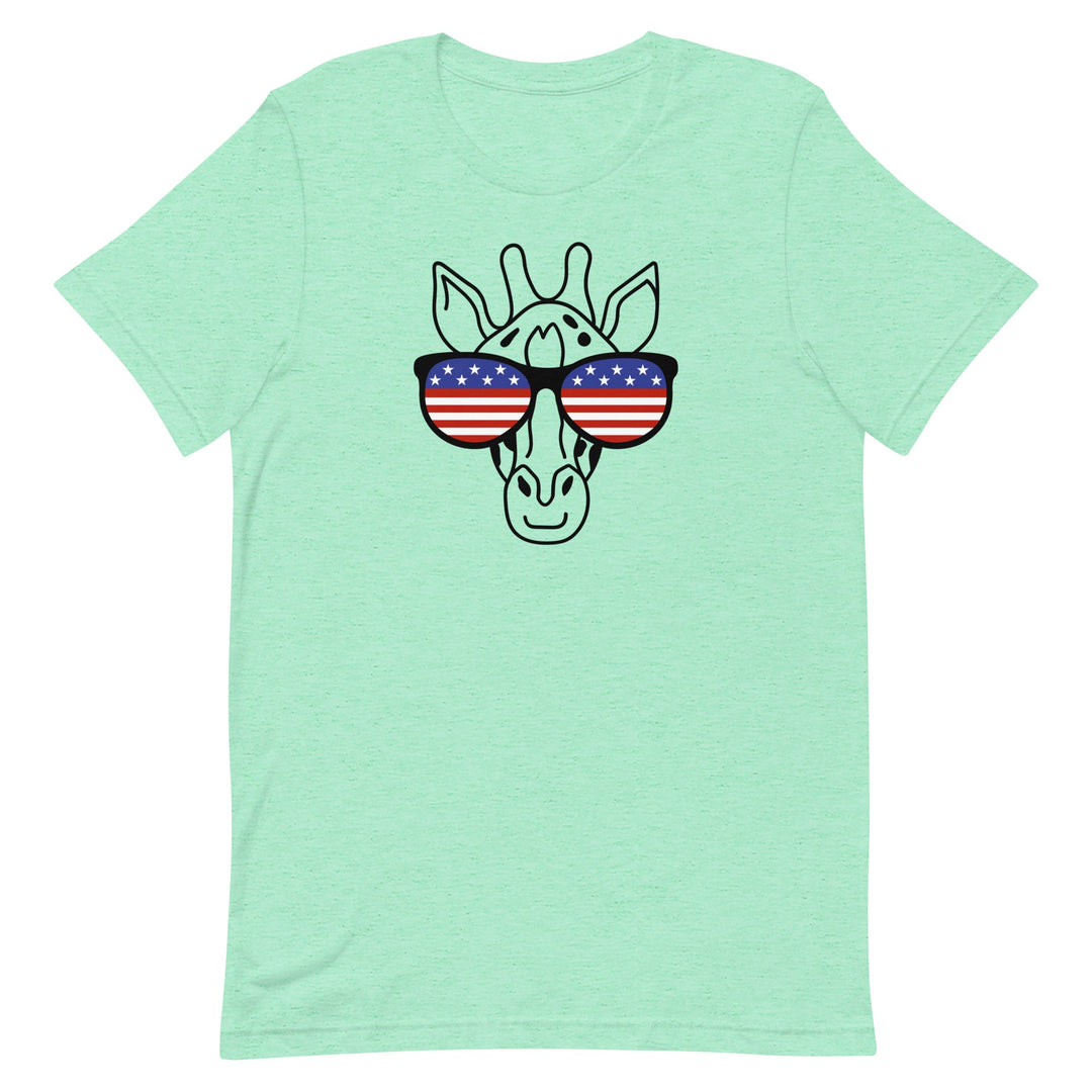 Patriotic Giraffe T-Shirt