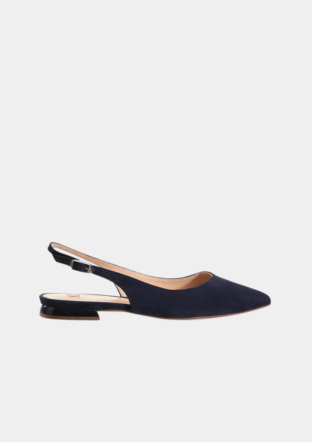 Hogl Stylish Suede Slingbacks - Navy