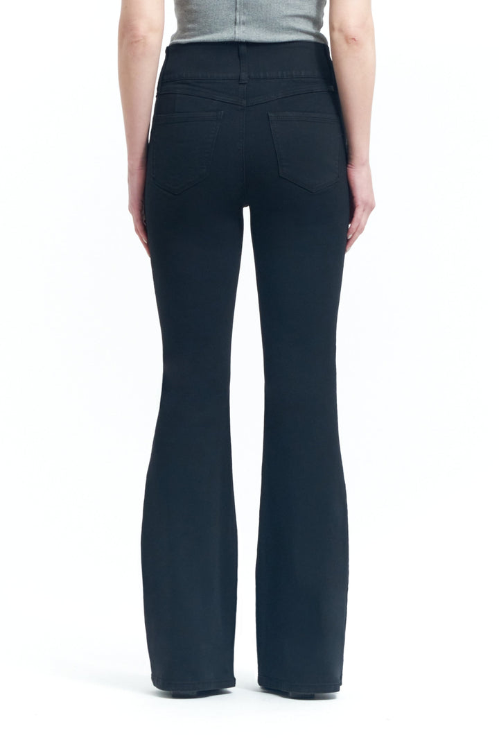 34" High Rise Fit & Lift Shapewear Flare Jeans - Black