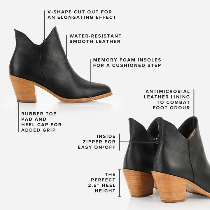 The Two Point Five Ankle Boot - Latte