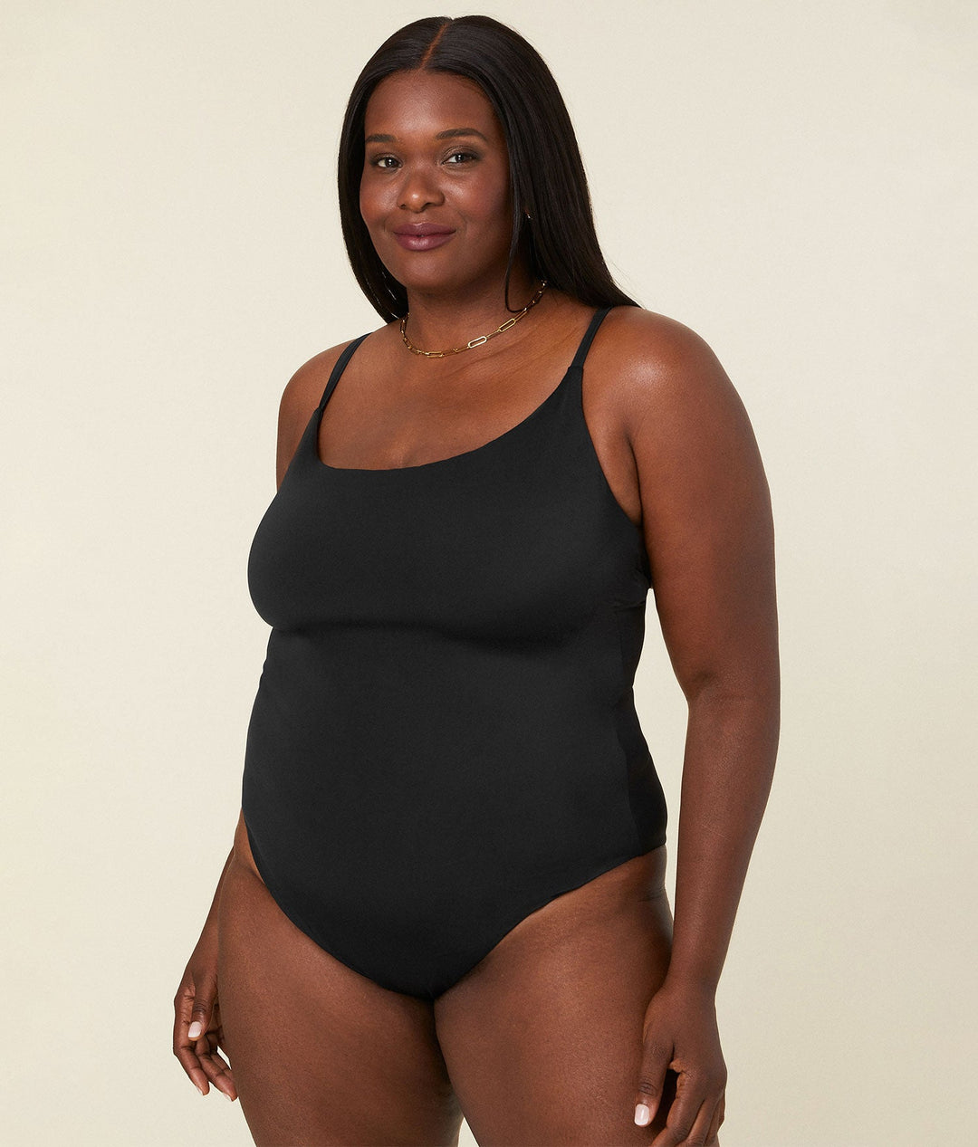The Fiji One Piece - Eco Nylon - Black - Long Torso