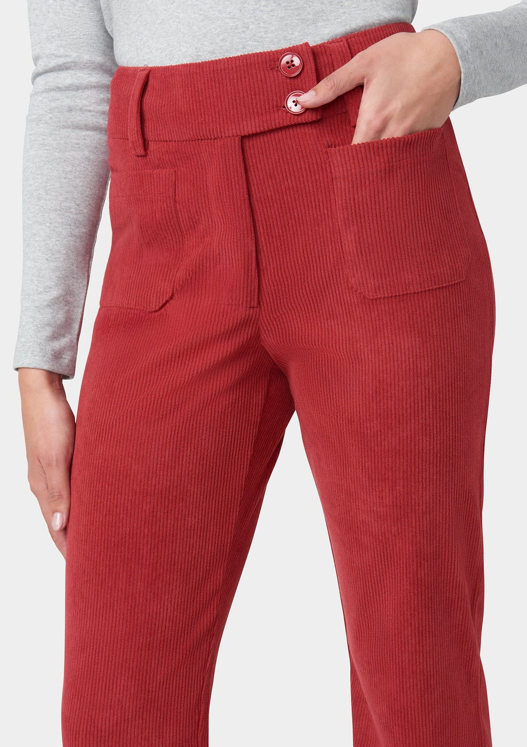 Tall Kingston Corduroy Flare Pants