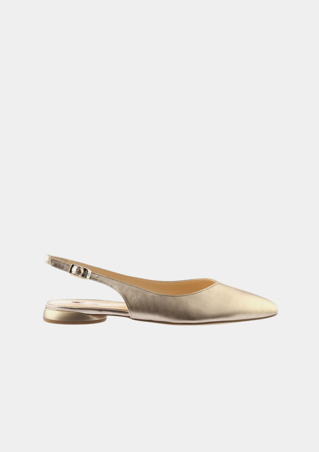 Hogl Luxurious Slingbacks - Champagne Metallic Gold