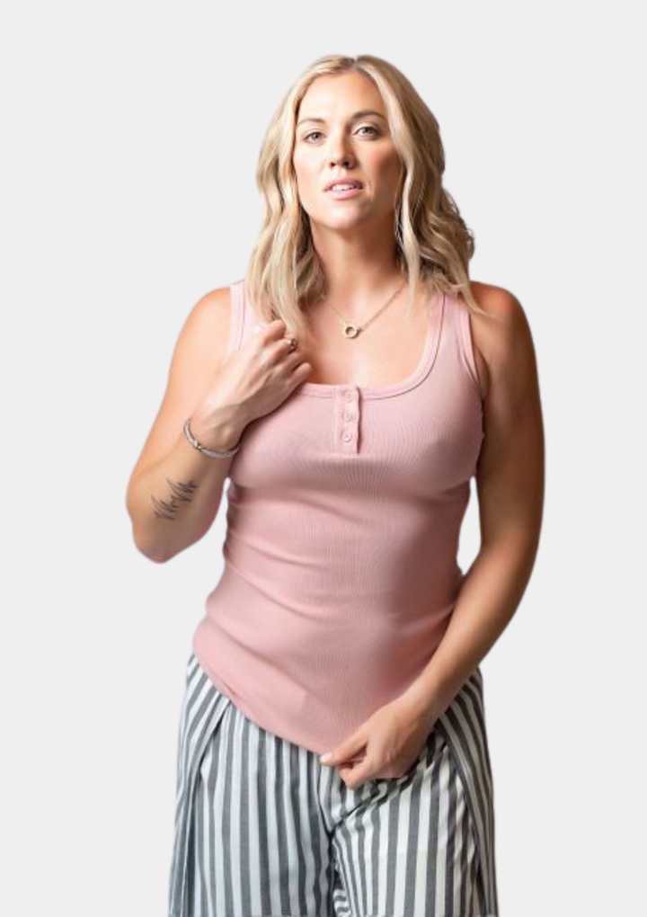Tall Henley Tank Top