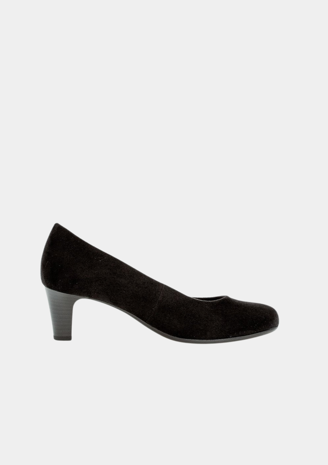 Gabor Classic Velour Heels - Black