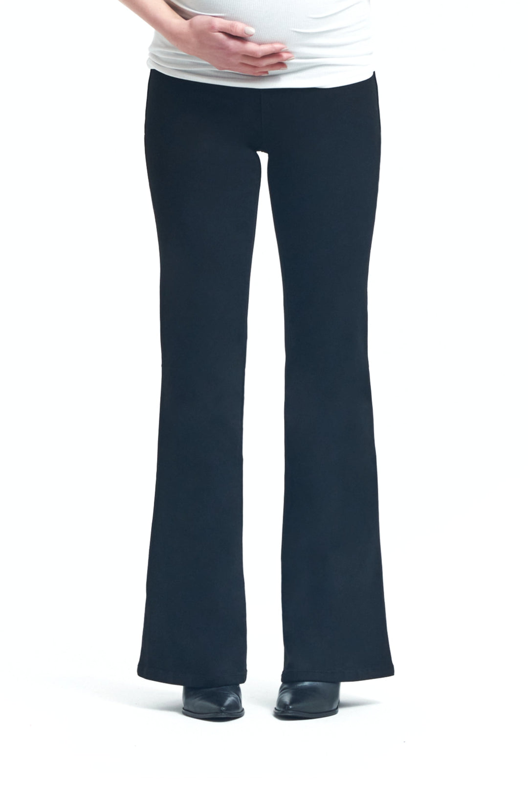 Maternity 33" Better Butter Slim Boot Jean - Black