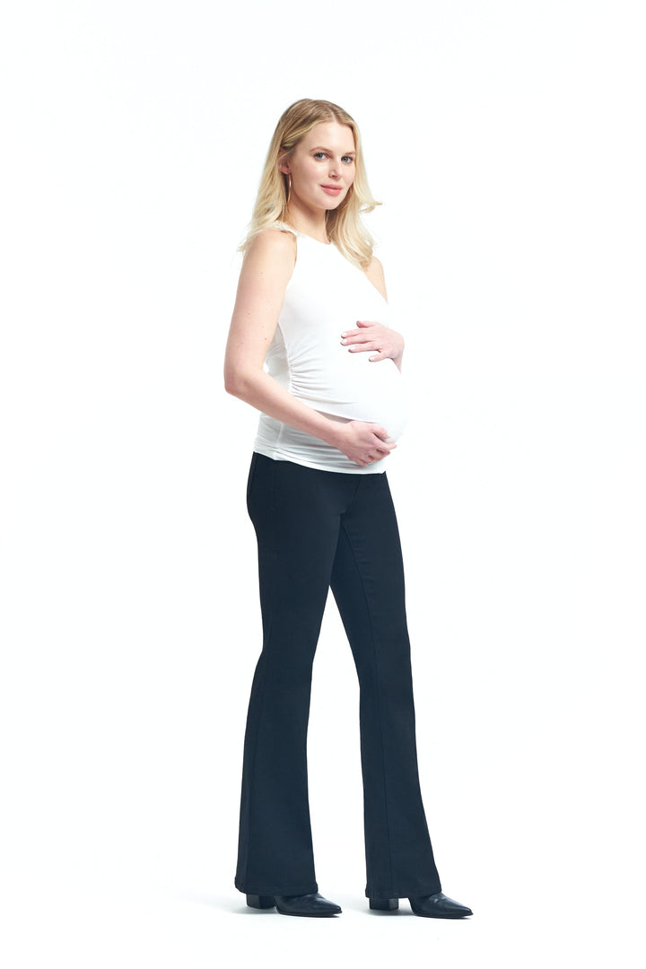 Maternity 33" Better Butter Slim Boot Jean - Black