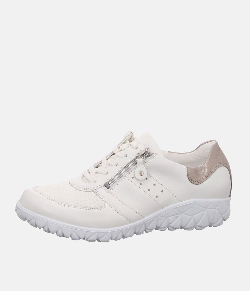 Waldlaufer Sporty White Fashionable Trainers