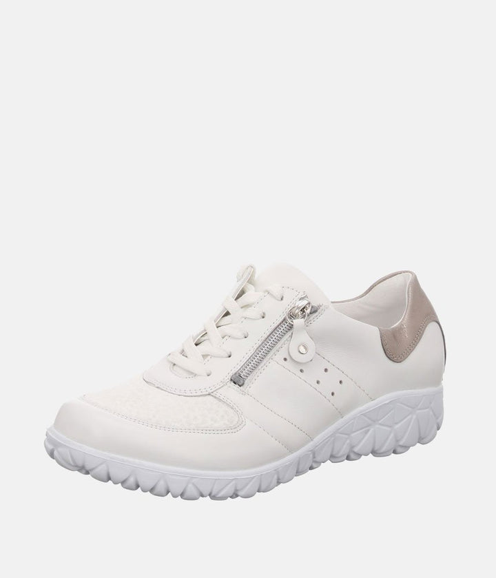 Waldlaufer Sporty White Fashionable Trainers