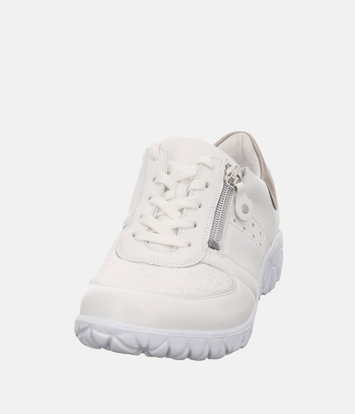 Waldlaufer Sporty White Fashionable Trainers