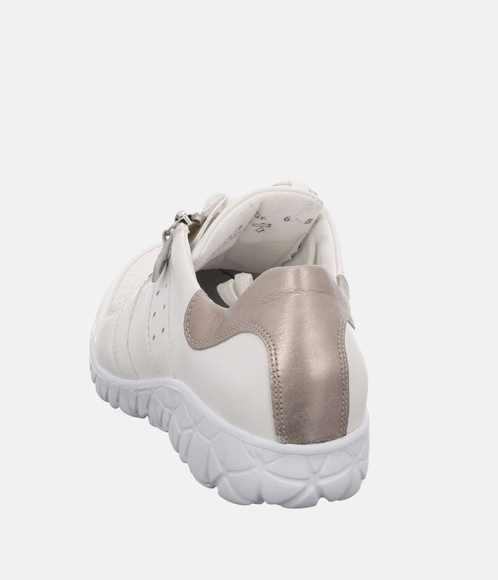 Waldlaufer Sporty White Fashionable Trainers