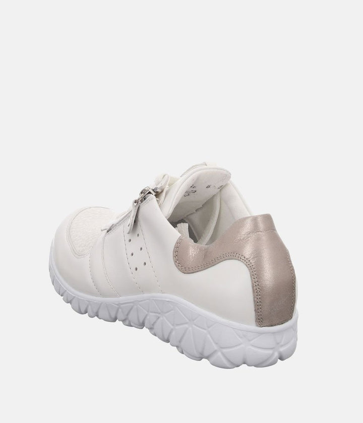Waldlaufer Sporty White Fashionable Trainers