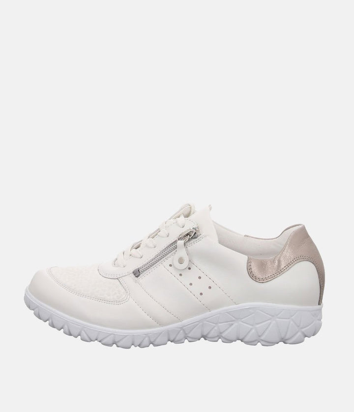 Waldlaufer Sporty White Fashionable Trainers