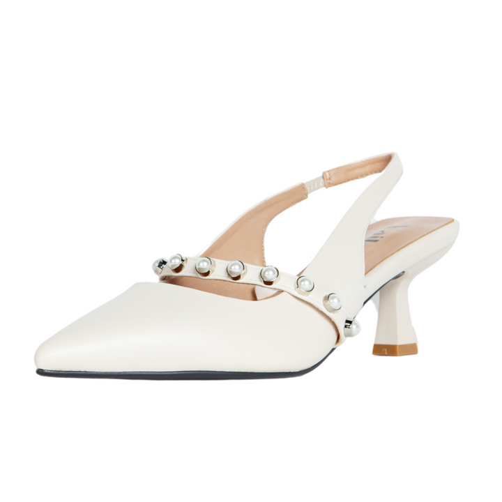 Sophia Slingback Pumps - Ivory