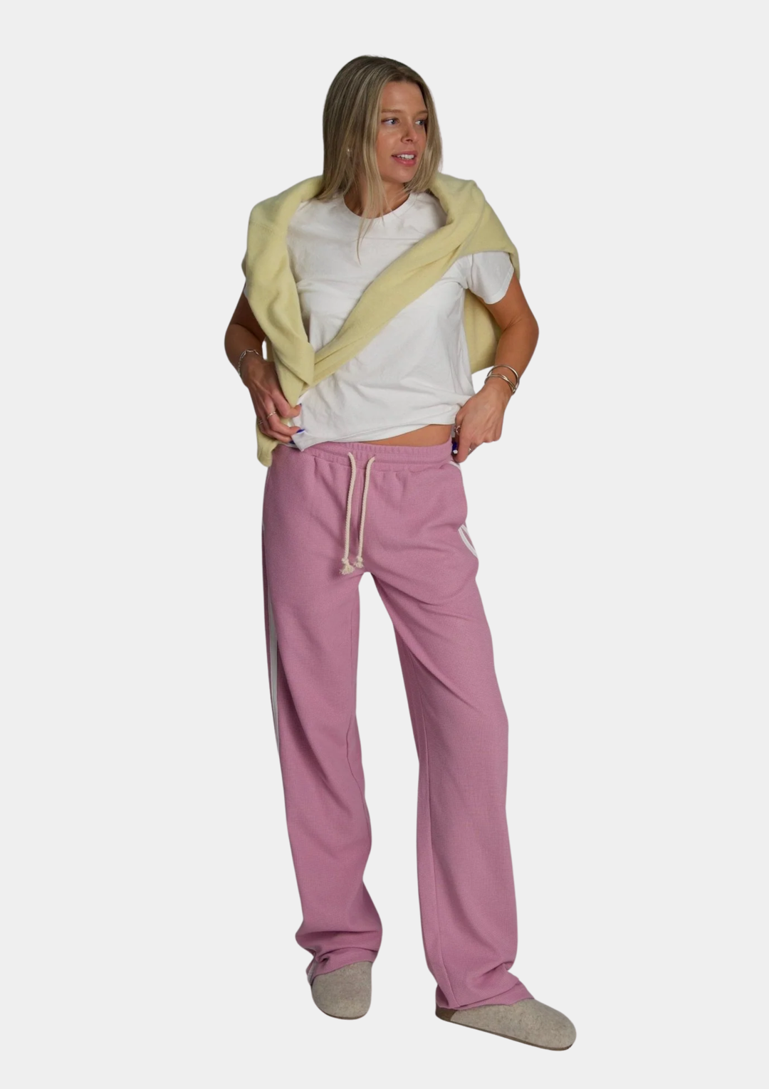 Waffle Track Pants