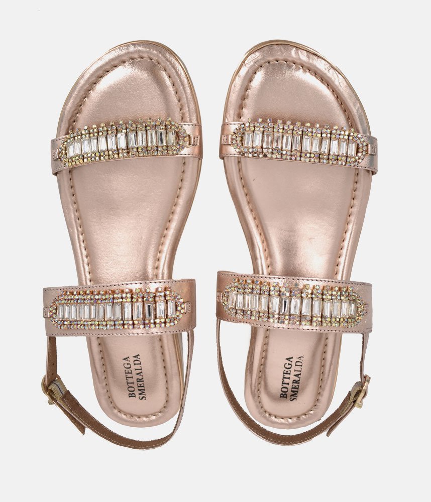 Bottega Opulent Sandals - Rose Gold