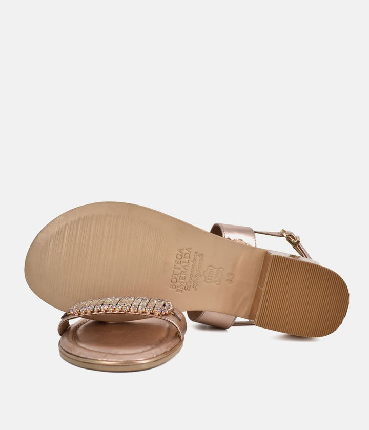 Bottega Opulent Sandals - Rose Gold