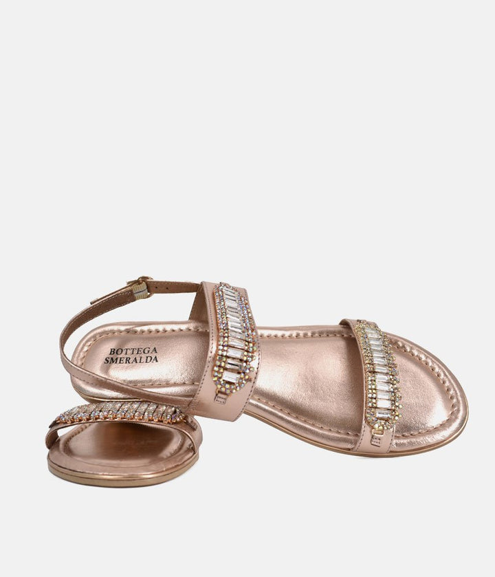 Bottega Opulent Sandals - Rose Gold