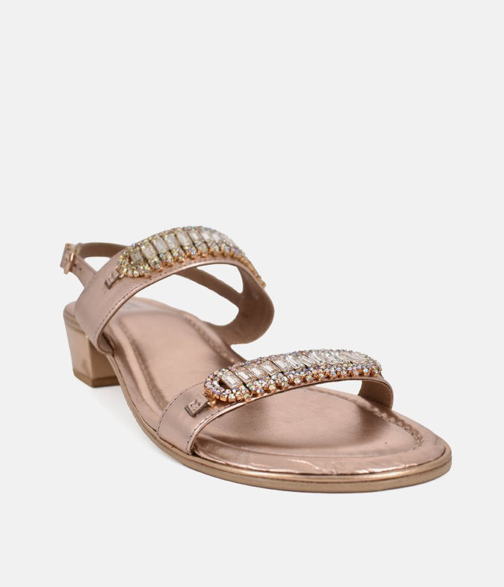 Bottega Opulent Sandals - Rose Gold