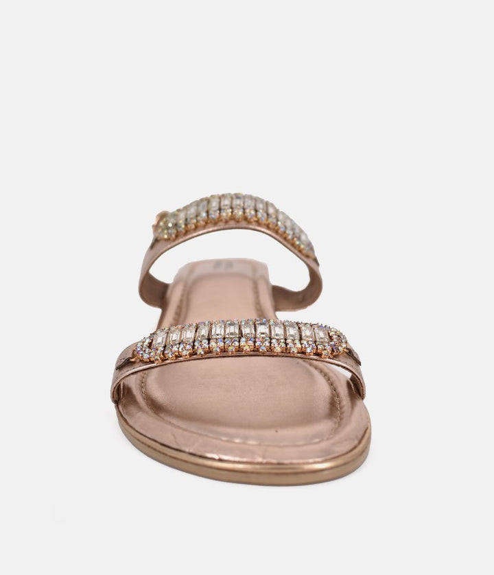Bottega Opulent Sandals - Rose Gold