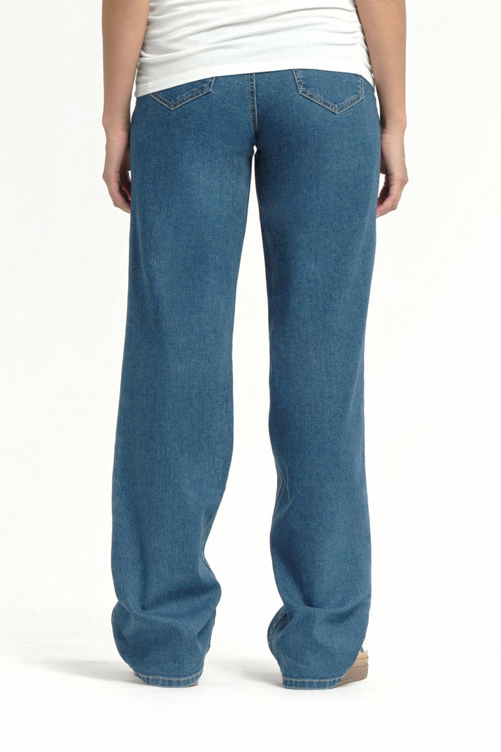 Maternity 34" Baggy Straight Leg Jeans - Iman