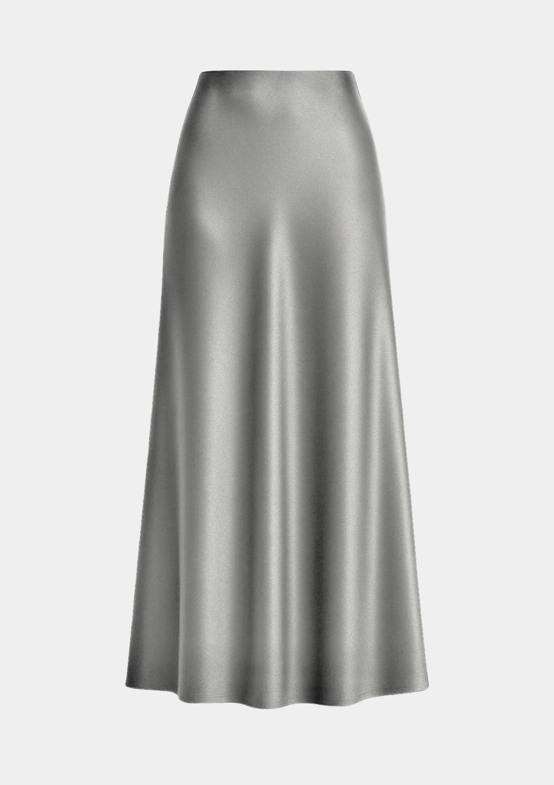 Tall Classic Satin Maxi Skirt  - Midnight Edit