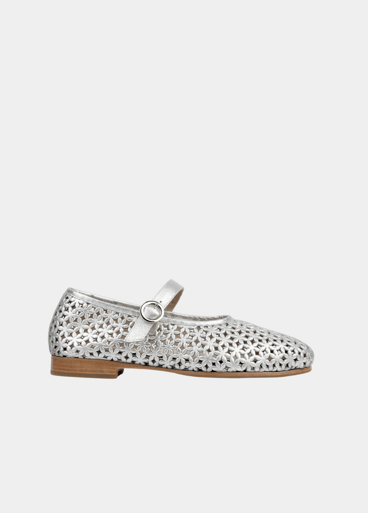 The Modern-Day Mary Jane - Perforated Silver