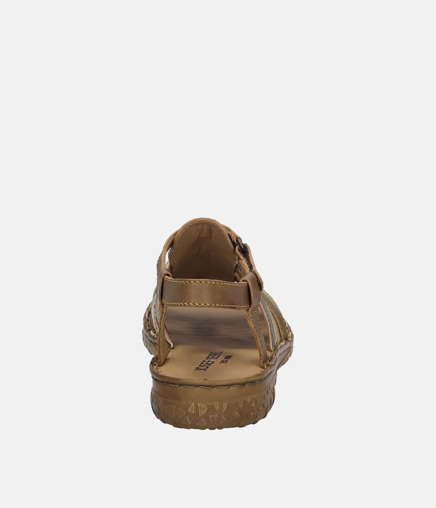 Josef Seibel Comfortable Brown Multi Strappy Sandals