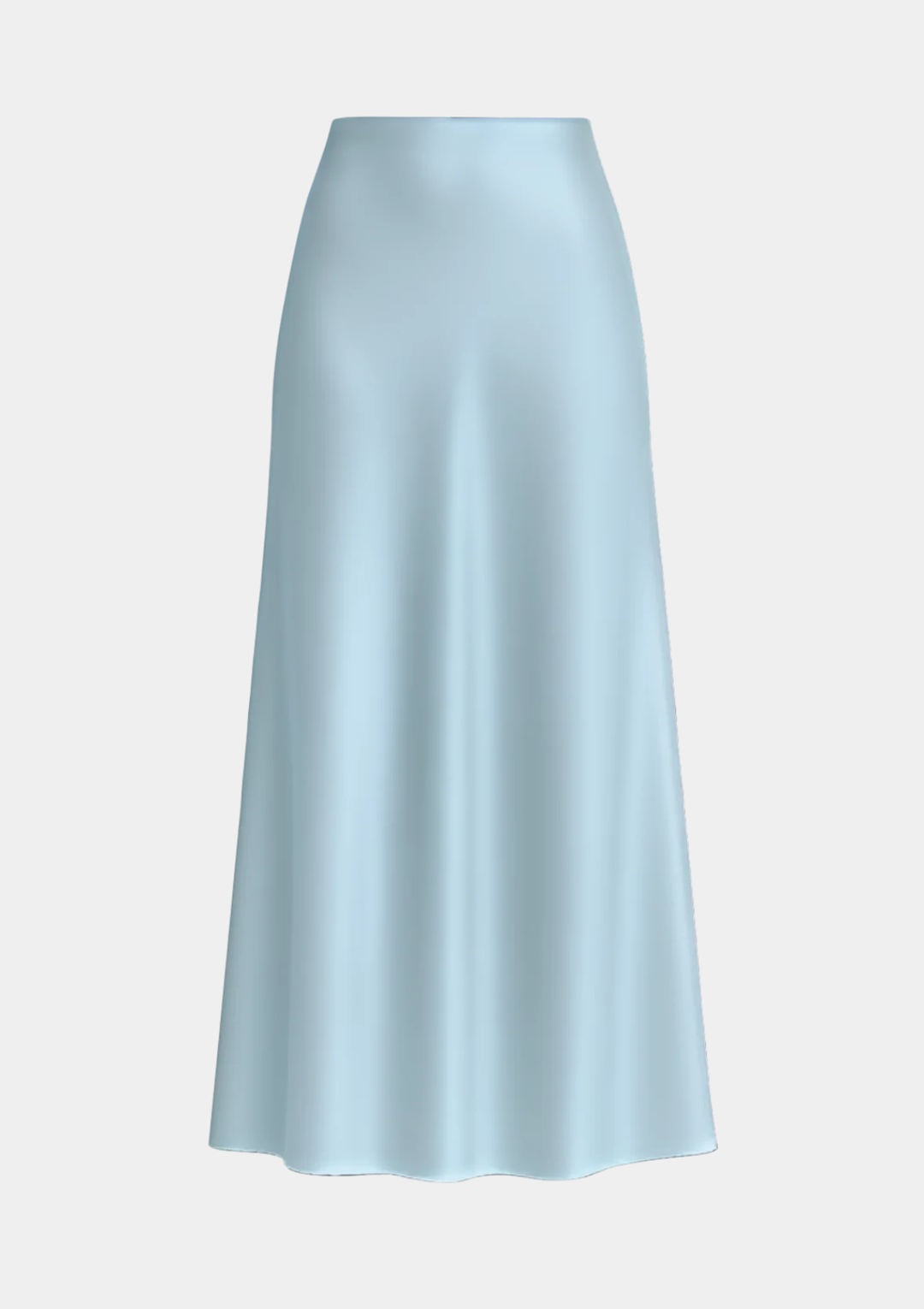 Tall Classic Satin Maxi Skirt  - Midnight Edit
