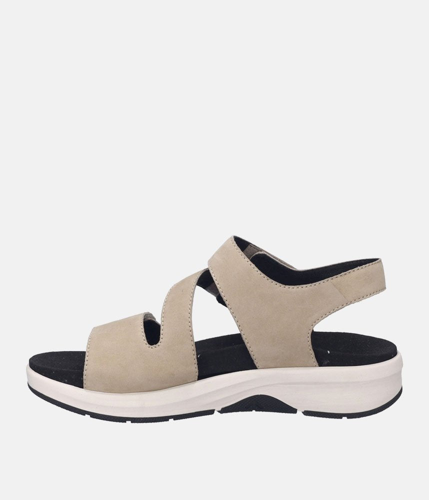 Josef Seibel Stylish Strappy Beige Walking Sandals