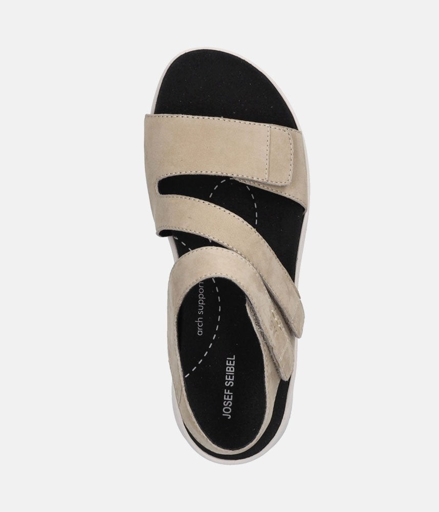 Josef Seibel Stylish Strappy Beige Walking Sandals