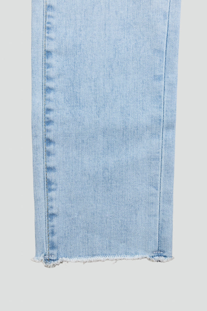 Stretchy Straight Jeans - Limited Frayed Hem Edition