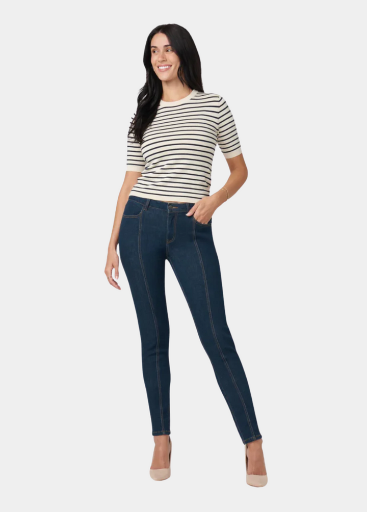 Jessi Skinny Jeans with Seam Detail