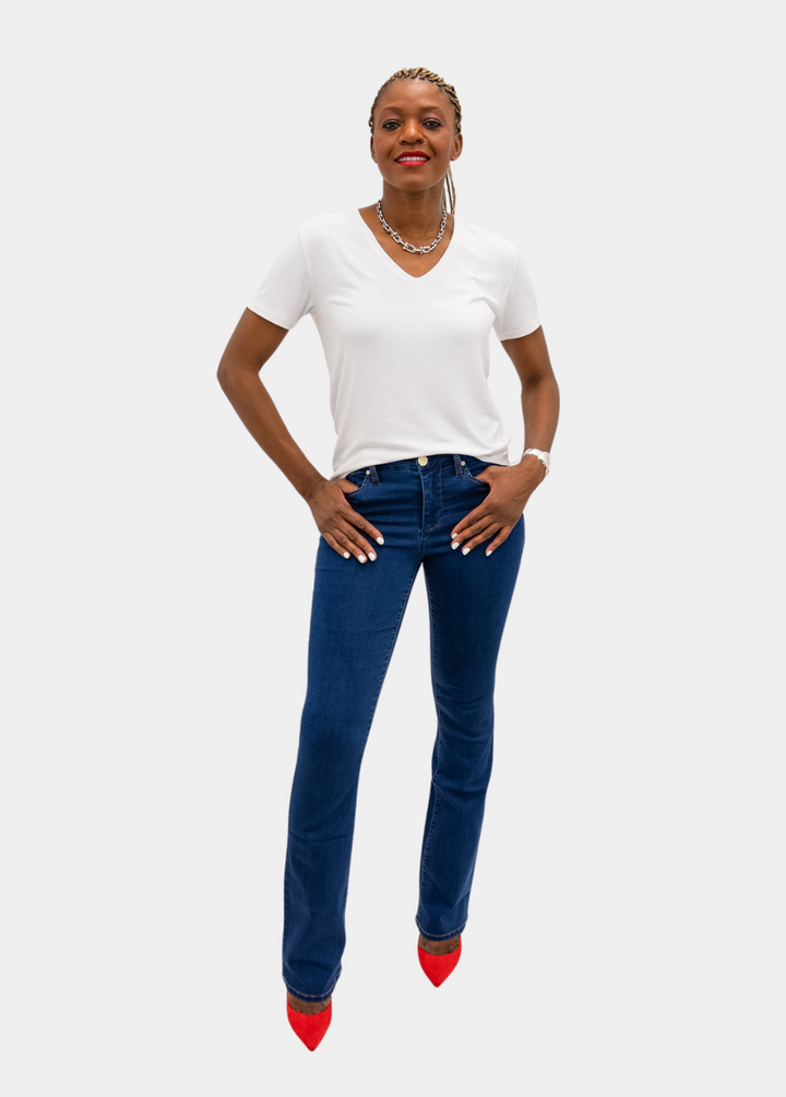 38" High Rise Slim Boot Jeans - Safia