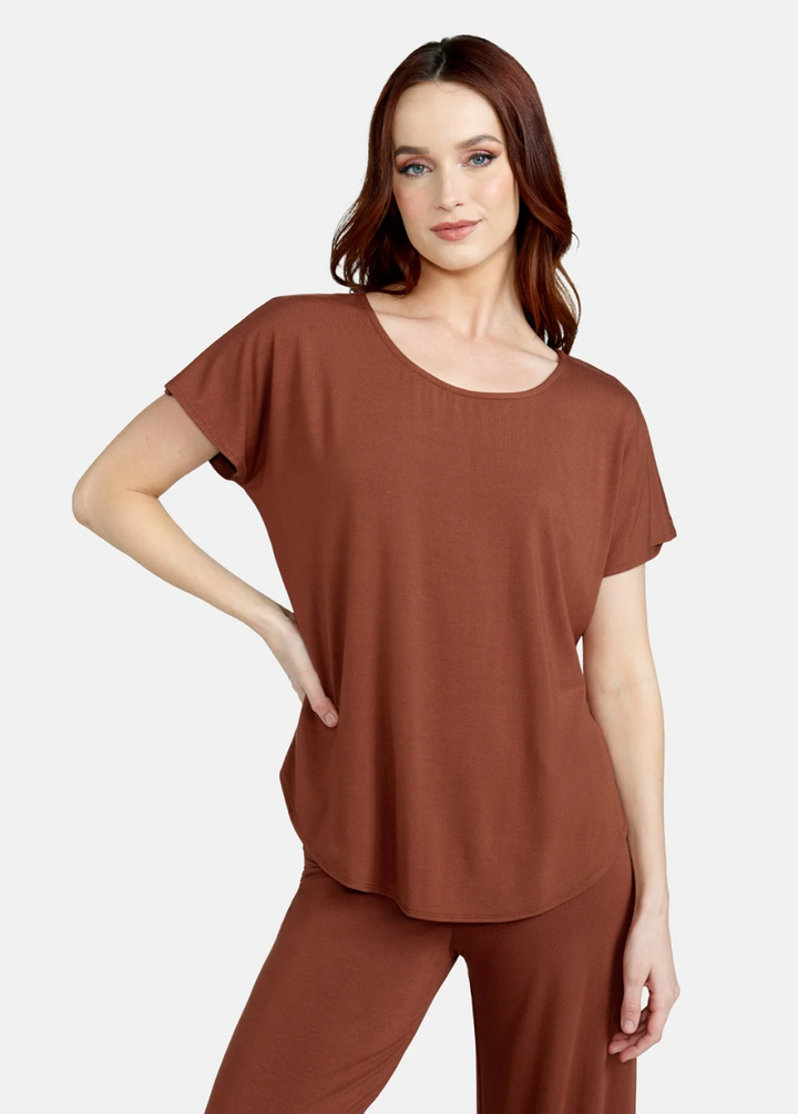 Tall Evelyn Scoop Neck Top