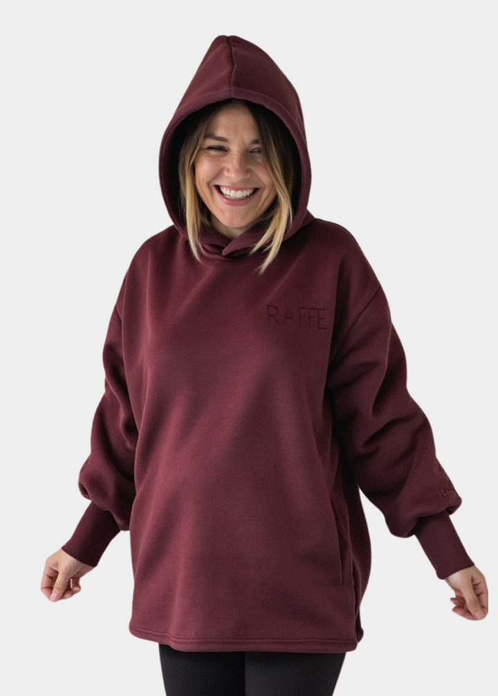 Raffe Mama Hoodie - Merlot Mama