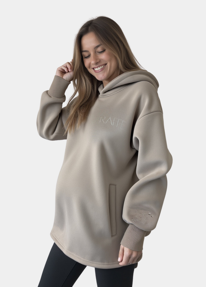 Raffe Mama Hoodie - Neutral Ground