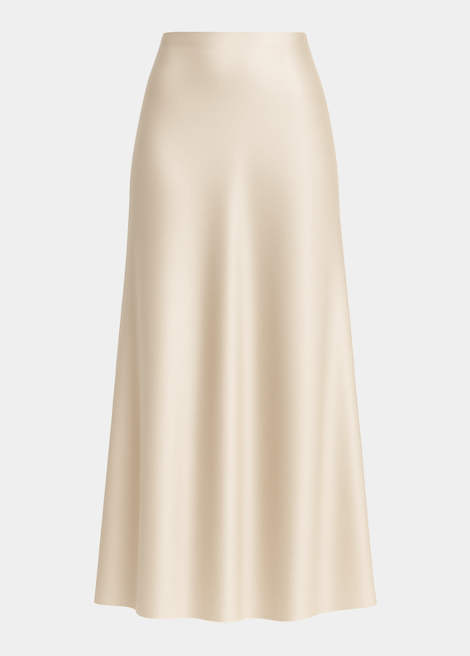 Tall Classic Satin Maxi Skirt