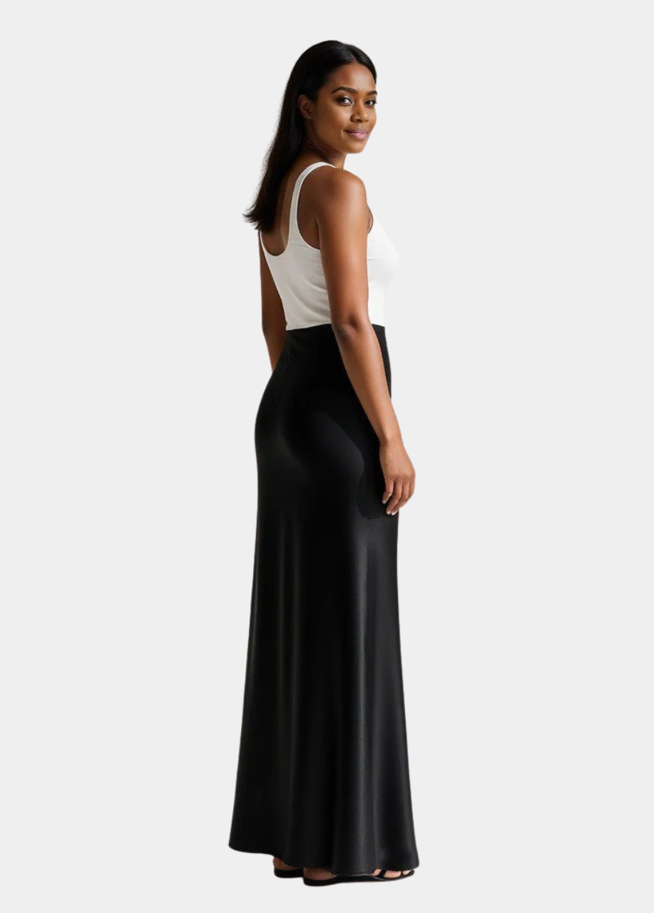 Tall Classic Satin Maxi Skirt