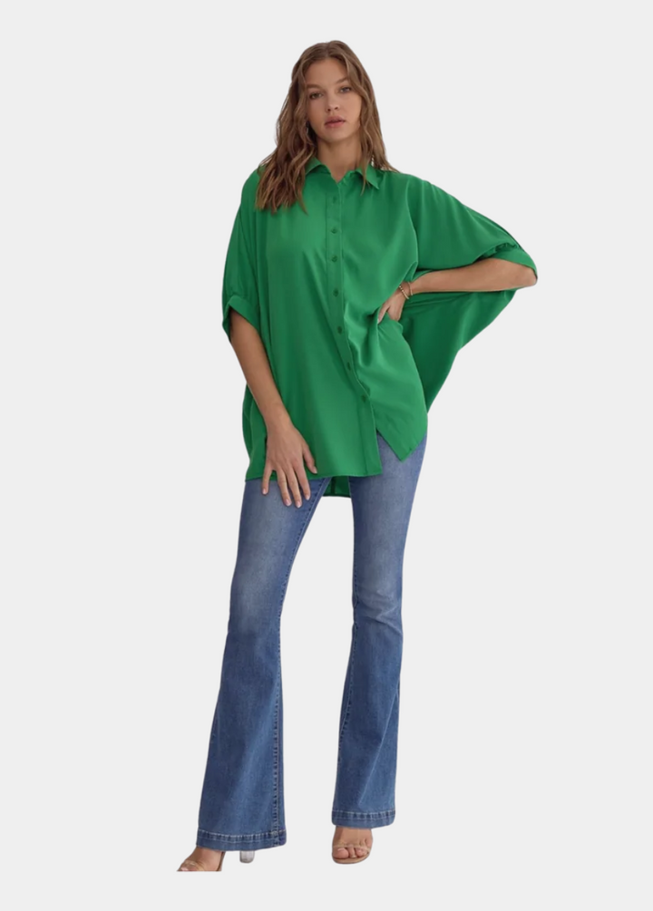 Entro Drapey Dolman Sleeve Shirt