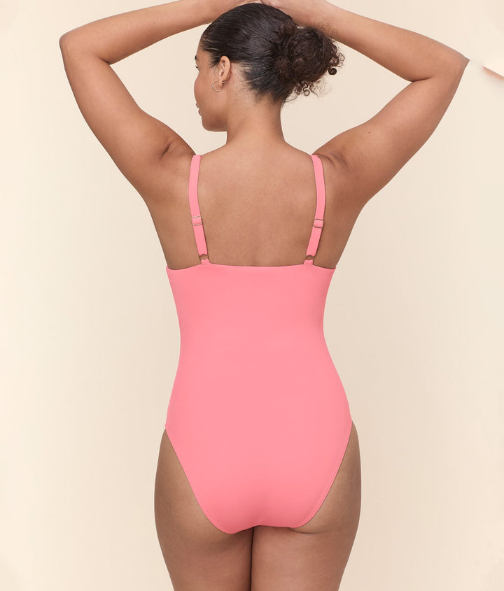The Macao One Piece - Eco Nylon - Petal - Long Torso