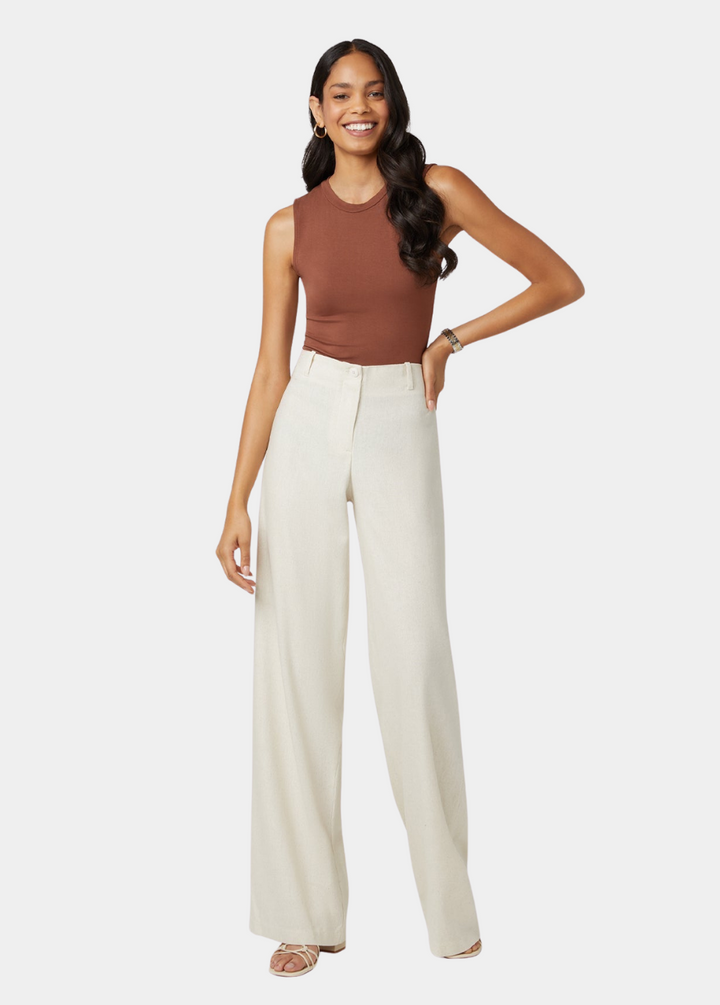 Tall Auburn Linen Pants