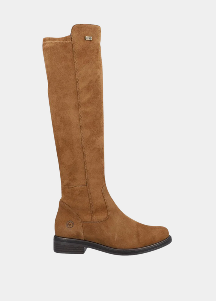 Remonte Fashionable Brown Suede Knee High Boots