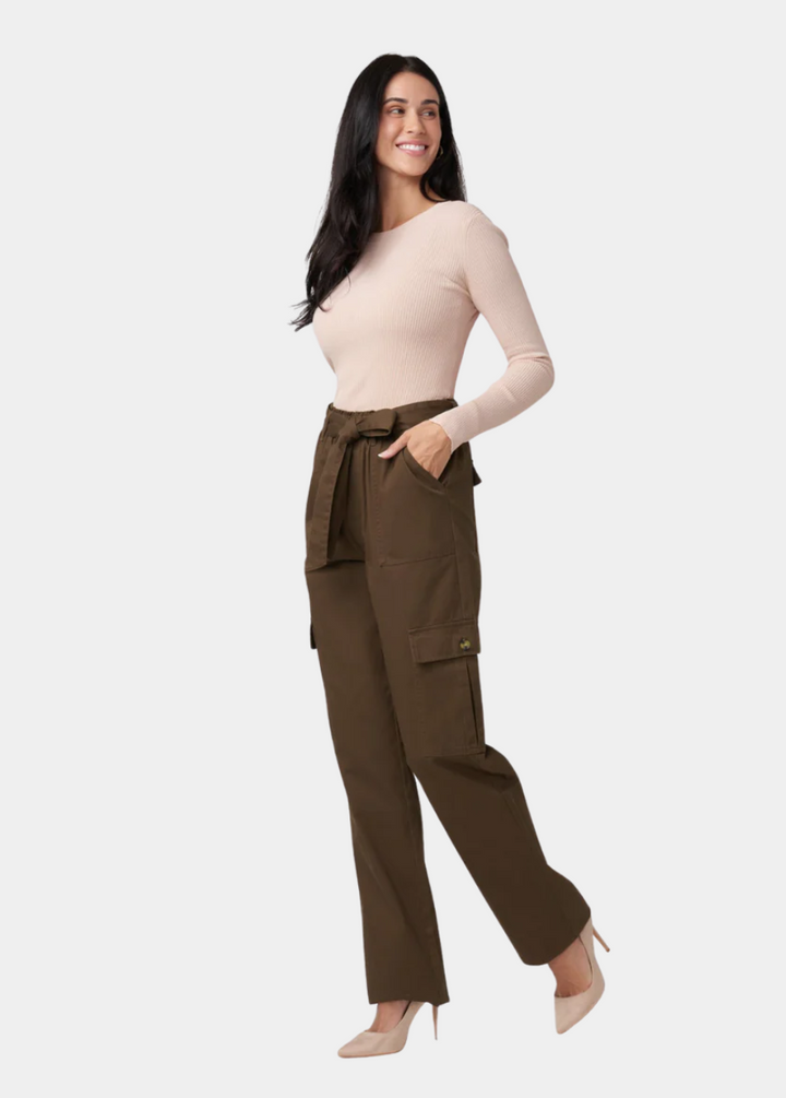 Brooklyn Cargo Pants with Tie