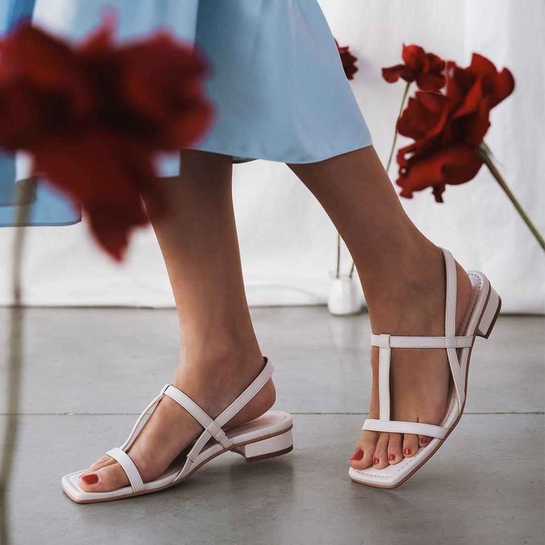 The Barely There Sandal - Ivory
