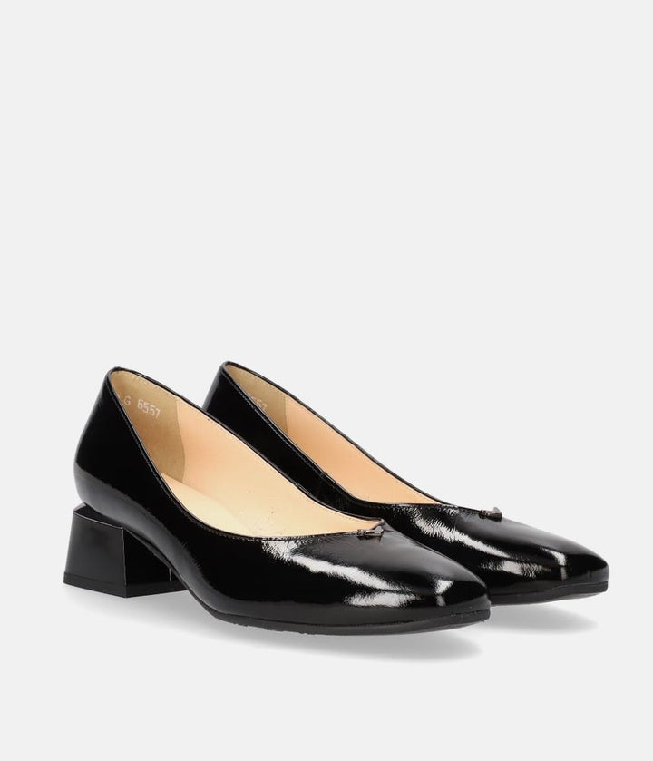 Bioeco Elegant Patent Heels - Black