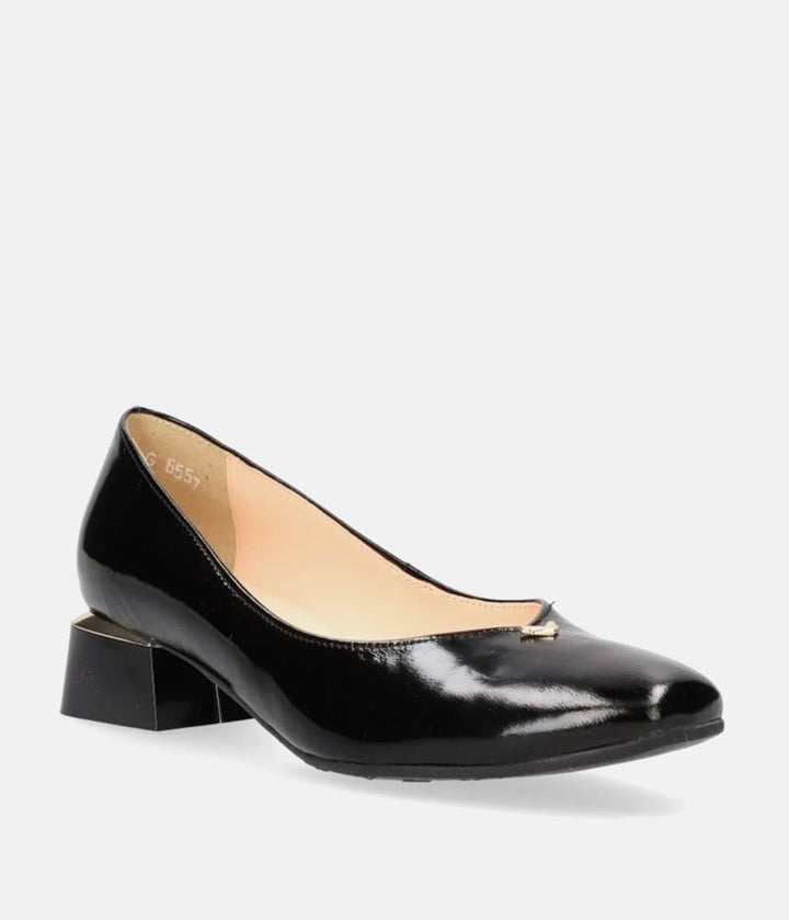 Bioeco Elegant Patent Heels - Black
